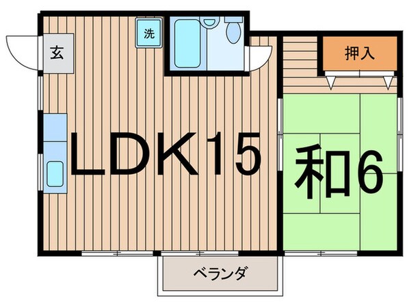 サンパティック大町の物件間取画像